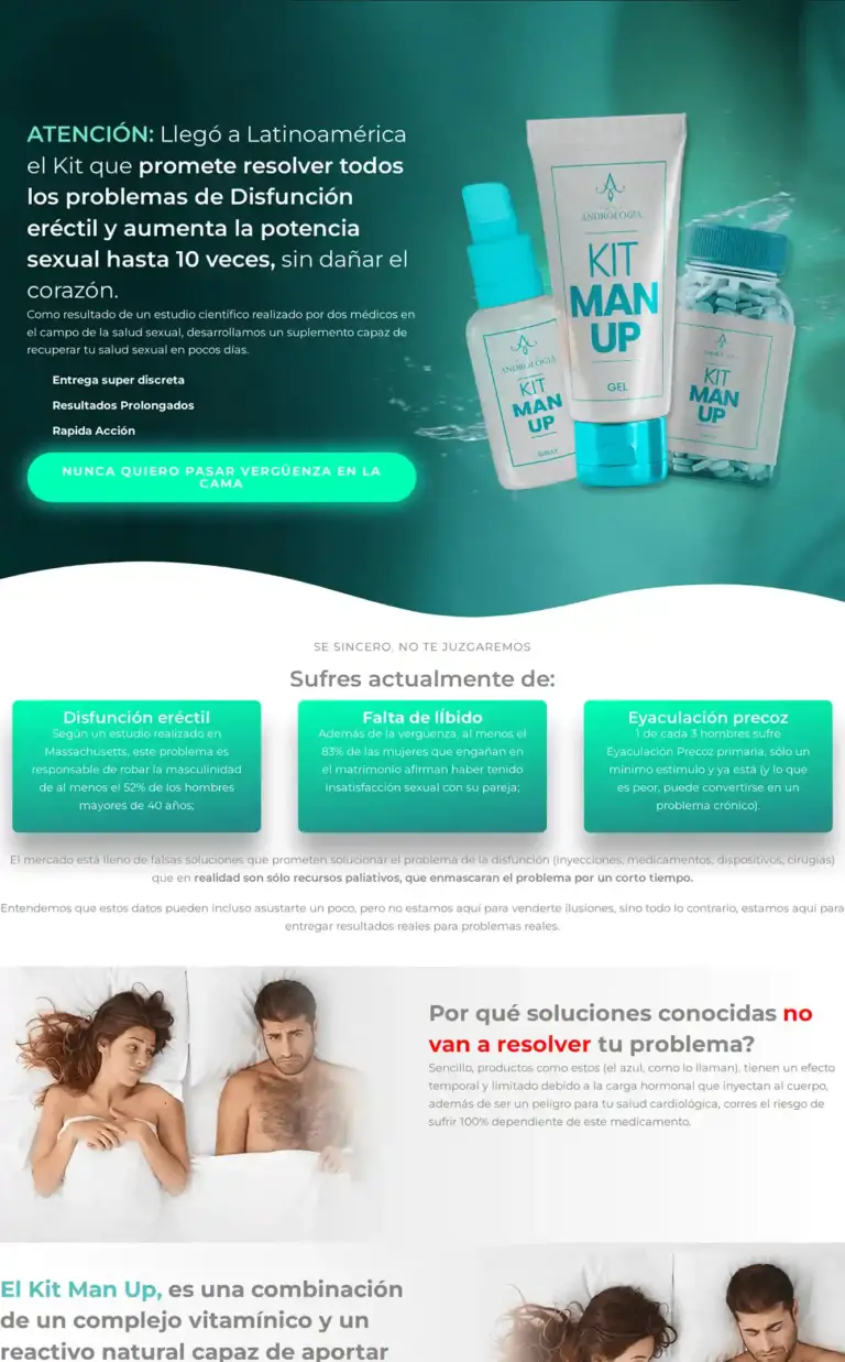 Landing Modelo Salud Masculina