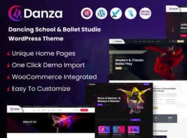 Danza – Dancing School and Ballet Studio WordPress Theme