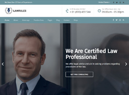 Lawrules | Lawyer WordPress Theme