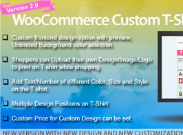 Custom T-Shirt Designer – WooCommerce