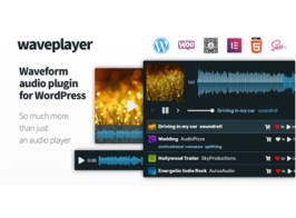 WavePlayer – Waveform Audio Player for WordPress and WooCommerce