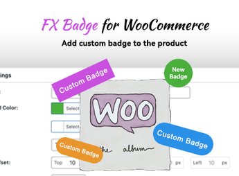 FX Badge – Custom Badges Management for WooCommerce
