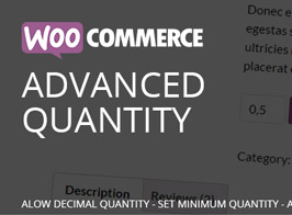 WooCommerce Advanced Quantity