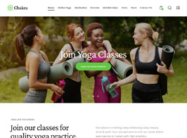 Chakra – Yoga Retreat & Leisure Center WordPress Theme - Imagen 1