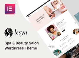 Lesya – Beauty Salon & Spa WordPress Theme - Imagen 1