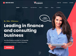 Vizeon – Business Consulting WordPress Themes