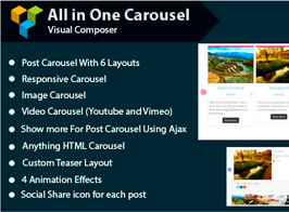 All in One Carousel – Visual Composer All in One Carousel – Visual Composer - Imagen 1
