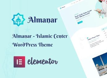 Almanar – Islamic Center WordPress Theme - Imagen 1
