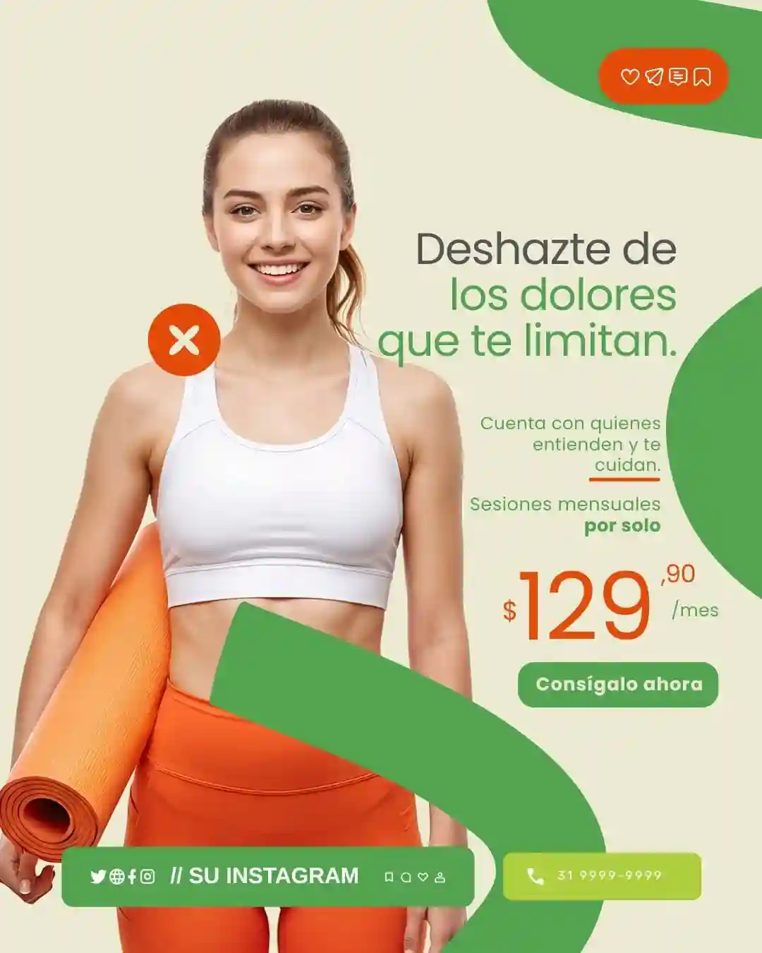 FISIOTERAPIA-FEED-PREMIUM-1350x1080-CCS-_1__11zon FISIOTERAPIA - Posts Editables para Redes Sociales - Imagen 1